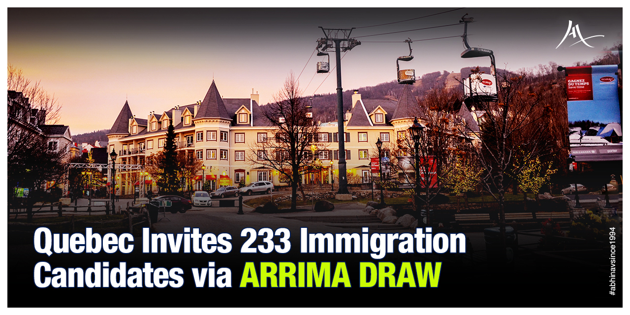 Quebec Invites 233 Immigration Candidates via Arrima Draw